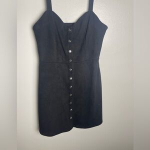 J for Justify Black Button Down Dress